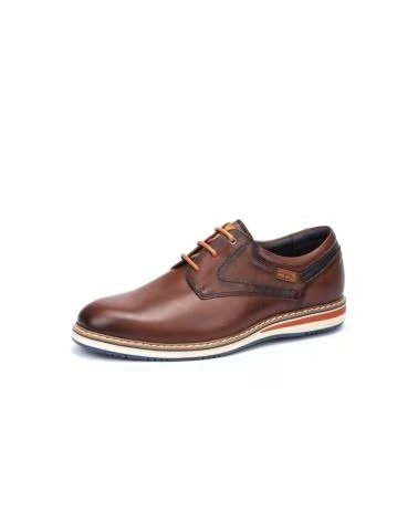 SCARPA CASUAL PIKOLINOS ÁVILA M1T-4050-202 IN PELLE COLOR CUOIO CUERO