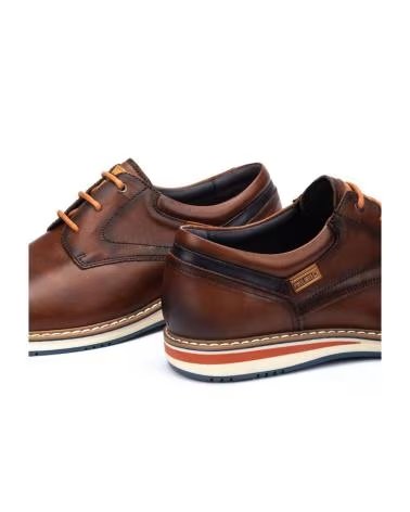 SCARPA CASUAL PIKOLINOS ÁVILA M1T-4050-202 IN PELLE COLOR CUOIO CUERO