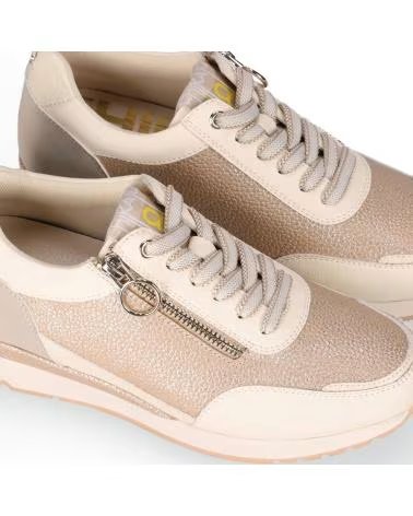 CHIKA10 FREIZEIT-SNEAKER SERENA MIT SEITLICHEM REISSVERSCHLUSS BEIG-BEIGE