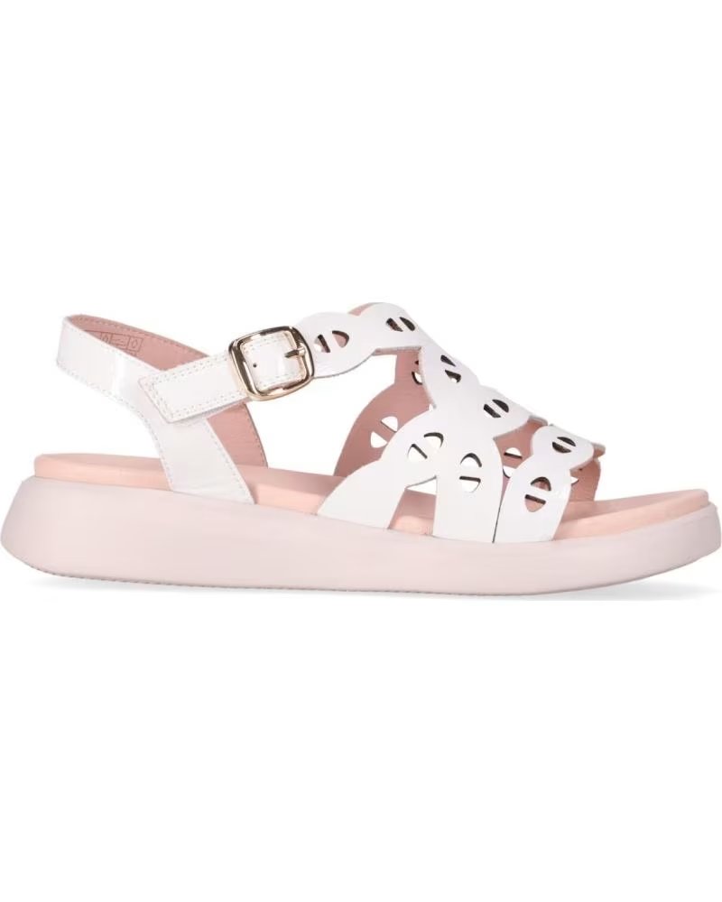 CHIKA10 SANDALO CHIKA10 RE MANGO CON LISTINI TRAFORATI BLANCO-WHITE