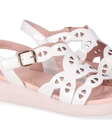 CHIKA10 SANDALO CHIKA10 RE MANGO CON LISTINI TRAFORATI BLANCO-WHITE