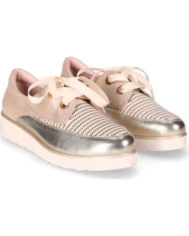 CHIKA10 ZAPATILLAS 31064 EN PLATEADO PARA MUJER PLATINO