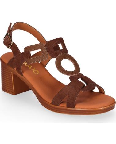 CHIKA10 SANDALIAS DE TACON MUJER NEW GOTICA 13 MARRON MARRóN