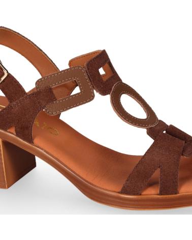 CHIKA10 SANDALIAS DE TACON MUJER NEW GOTICA 13 MARRON MARRóN