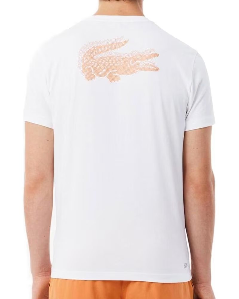 LACOSTE CAMISETA COCODRILO ULTRA-DRY 49T WHITE-BLOSSOM