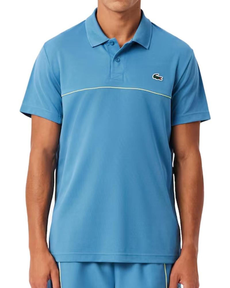 LACOSTE POLO RIBETE EN CONTRASTE ULTRA-DRY JBK ABYSS BLUE AZUL