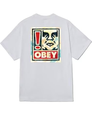 OBEY CAMISETA EXCLAMATION WHITE