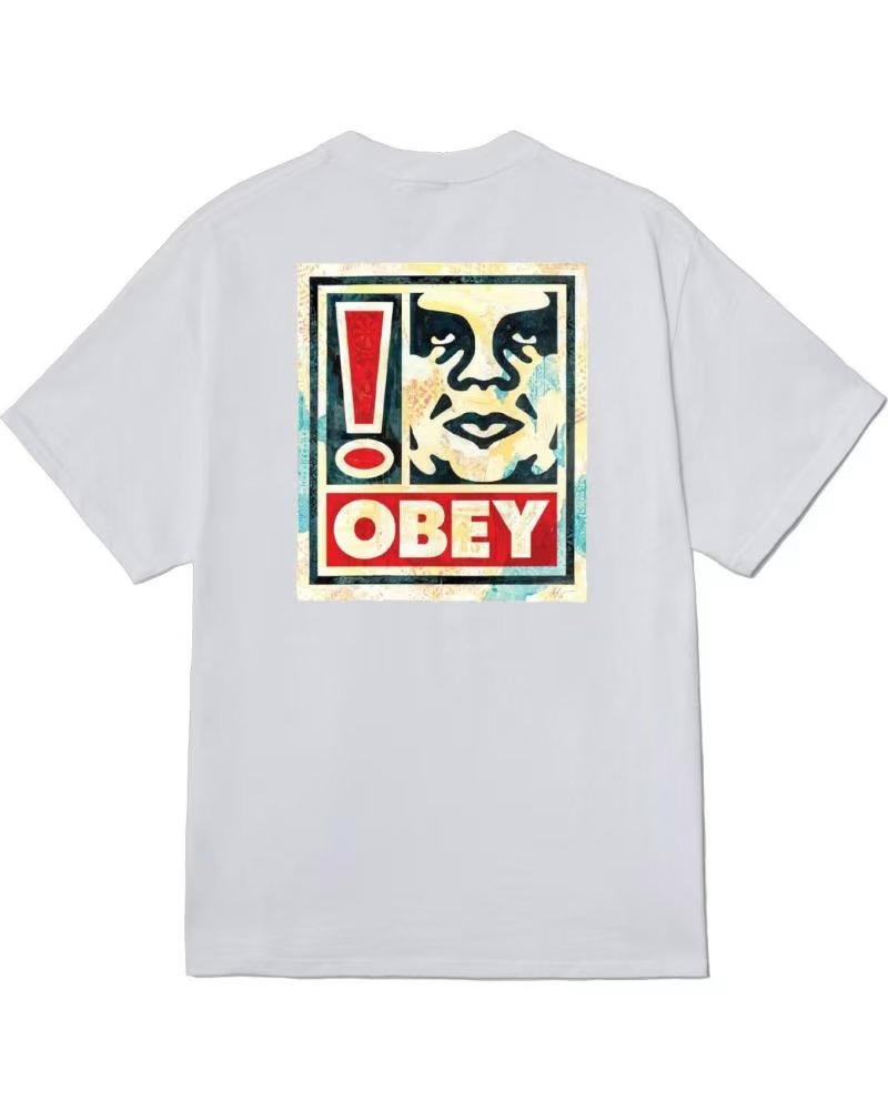 OBEY CAMISETA EXCLAMATION WHITE