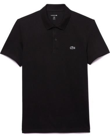 LACOSTE POLO DE ALGODON LOGO GRIS 031 NEGRO BLACK