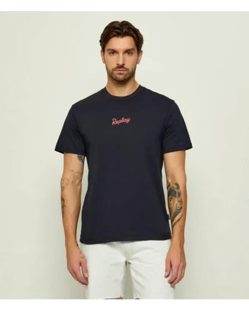 REPLAY CAMISETA HOMBRE M3349 NEGRO