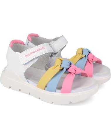 BIOMECANICS SANDALIAS PARA CHICA 262221 BIOFLOW BLANCOMULTICOLORC310