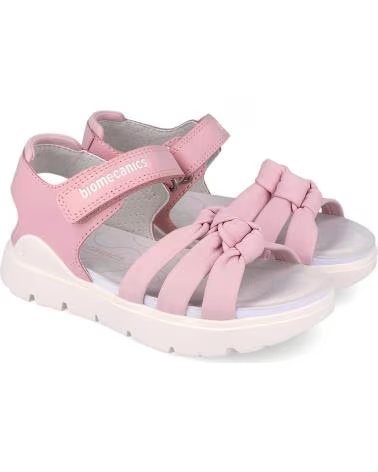 BIOMECANICS SANDALIAS NINA MODELO 262221B COLOR  ROSA