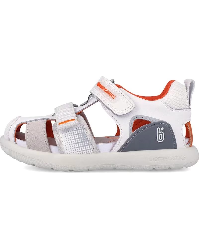 BIOMECANICS SANDALIAS NINO MODELO 262231B COLOR  BLANCO