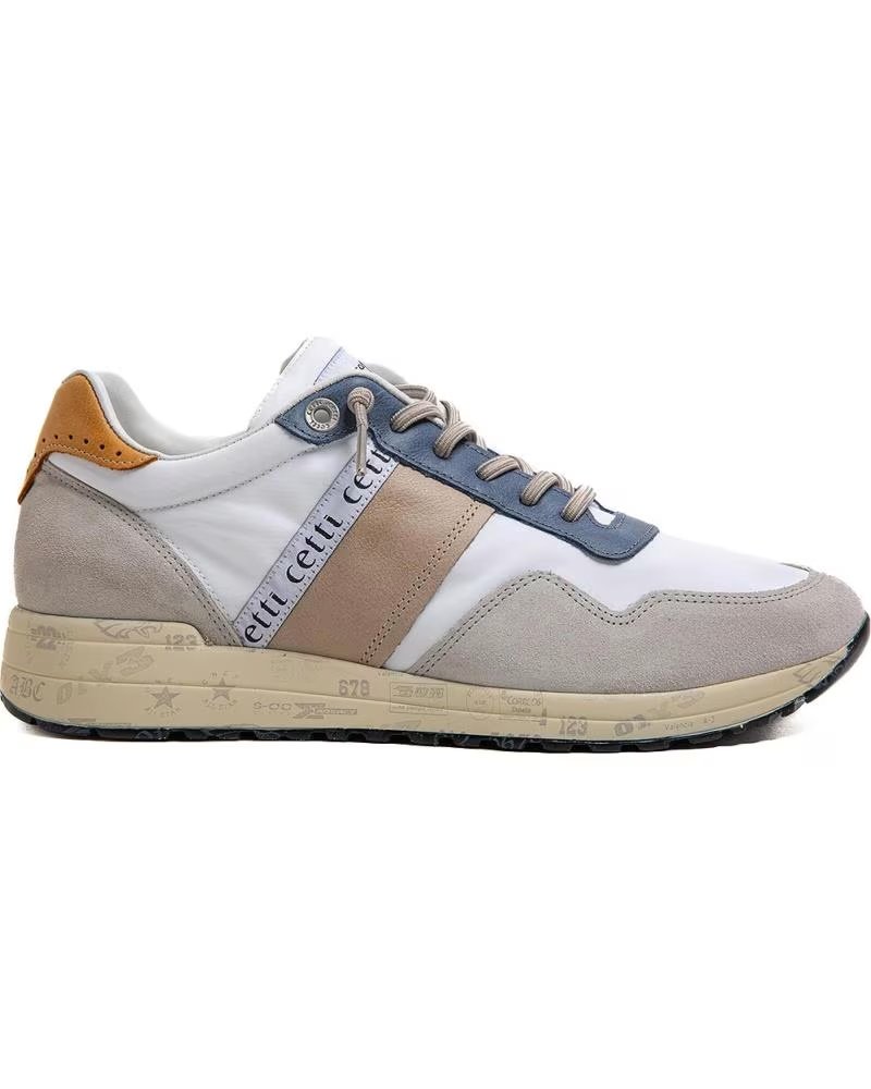 CETTI ZAPATILLAS HOMBRE MODELO V26 ANTE MESH DEPORTIVOS COLOR BLAN BLANCO