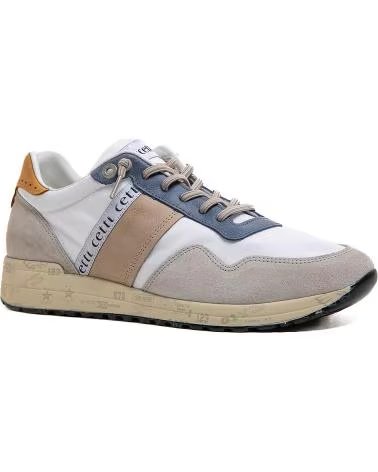 CETTI ZAPATILLAS HOMBRE MODELO V26 ANTE MESH DEPORTIVOS COLOR BLAN BLANCO