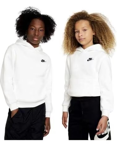 NIKE MOLETOM COM CAPUZ NIKE UNISSEX BLANCO