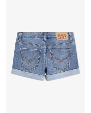 SHORT VAQUERO LEVIS NIÑA 3EH272 CELESTE CELESTE