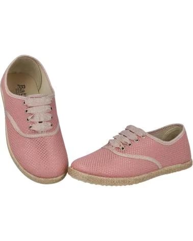 BATILAS ZAPATOS DE LONA EN PARA NINAS ROSA
