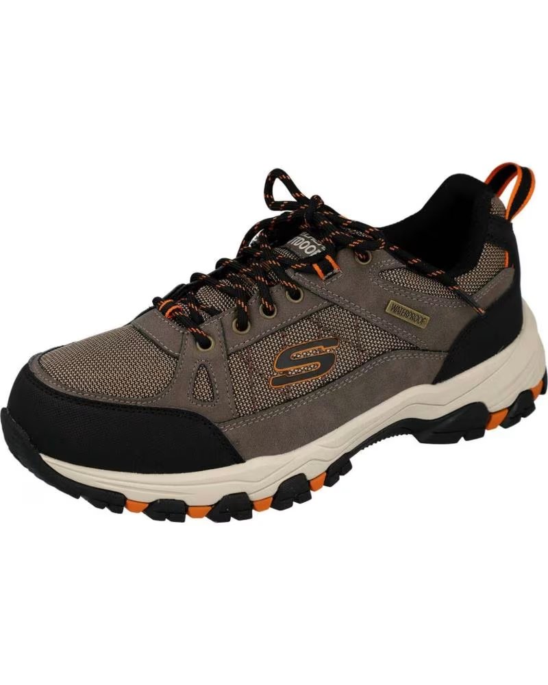SKECHERS ZAPATOS DE MONTANA EN PARA HOMBRE MARRON