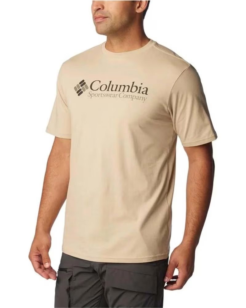 COLUMBIA CAMISETA DE MANGA CORTA 1680053277 EN PARA HOMBRE MARRON