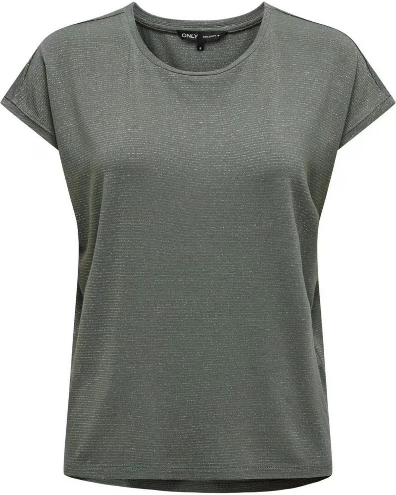 ONLY CAMISETA DE MANGA CORTA 15318422-LAUREL EN PARA MUJER VERDE