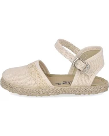 BATILAS ZAPATOS DE LONA EN PARA NINAS BEIGE