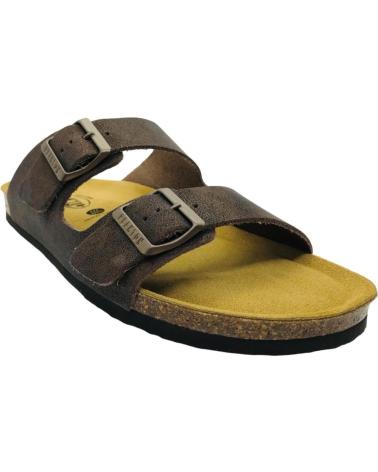 PLAKTON CHANCLA PIEL BIO HOMBRE 175857 448-X MARRON