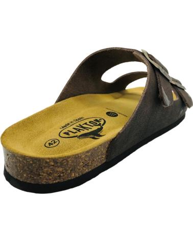 PLAKTON CHANCLA PIEL BIO HOMBRE 175857 448-X MARRON