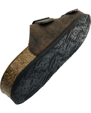 PLAKTON CHANCLA PIEL BIO HOMBRE 175857 448-X MARRON