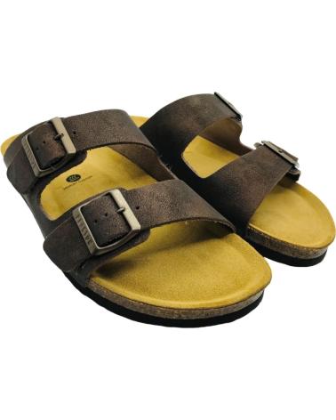 PLAKTON CHANCLA PIEL BIO HOMBRE 175857 448-X MARRON