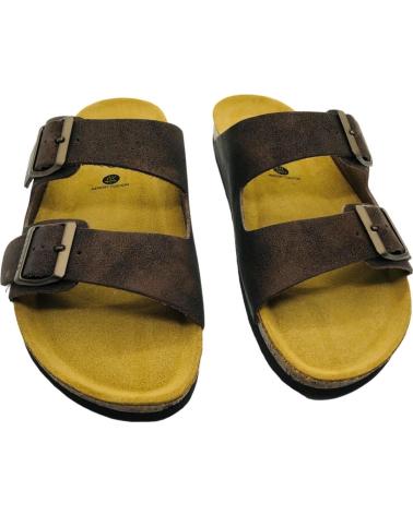 PLAKTON CHANCLA PIEL BIO HOMBRE 175857 448-X MARRON