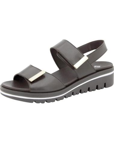 PIESANTO SANDALIA VELCROS MARRóN