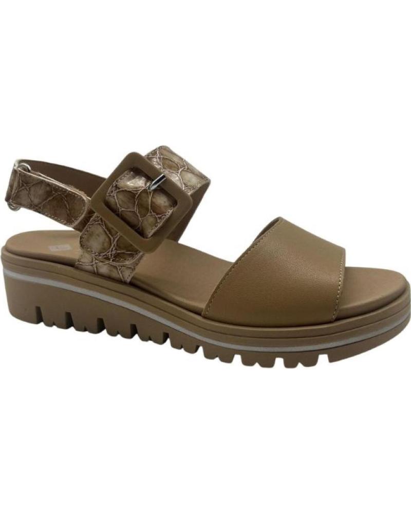 PIESANTO SANDALIA HEBILLA CUNA 4 CM MARRóN