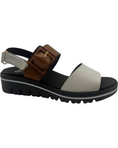 PIESANTO SANDALIA HEBILLA CUNA 4 CM BLANCO