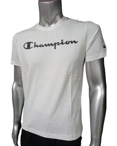 CHAMPION CAMISETA DE MANGA CORTA SS TEE EN BLANCO PARA HOMBRE WHITE