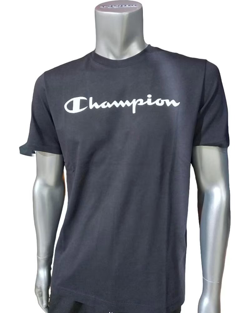 CHAMPION CAMISETA DE MANGA CORTA SS TEE EN NEGRO PARA HOMBRE BLACK