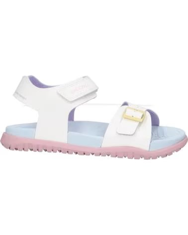 GEOX SANDALIAS NINA MODELO J SANDAL FUSBETTO GI COLOR BLANCO C065 C0653