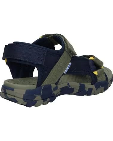 GEOX SANDALIAS BOREALIS CON AJUSTE DE VELCRO NAVY-MILITARY CF4A3