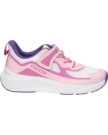 geox J65PAC 01454 J PRO-RAN GIRL C0550 PINK-WHITE