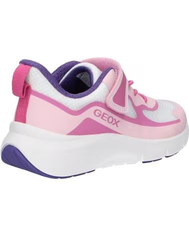 geox J65PAC 01454 J PRO-RAN GIRL C0550 PINK-WHITE