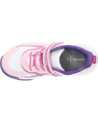 geox J65PAC 01454 J PRO-RAN GIRL C0550 PINK-WHITE