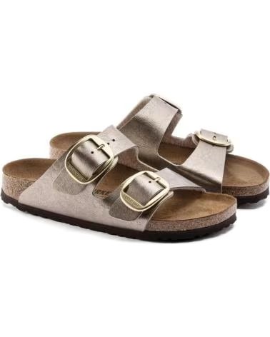 BIRKENSTOCK Sandalias Arizona Big Buckle Natural Leather Oiled en marron para unisex ARIZONA
