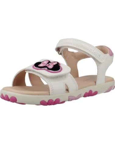 GEOX SANDALIAS NINA MODELO J SANDAL HAITI GIRL COLOR BLANCO C1364