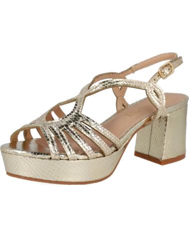 BUBBLE BOBBLE BL2622-2 SANDALIAS DE TACON Y PLATAFORMA MUJER SERPIENTE ORO