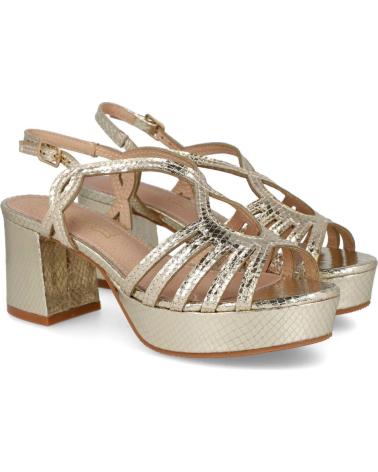 BUBBLE BOBBLE BL2622-2 SANDALIAS DE TACON Y PLATAFORMA MUJER SERPIENTE ORO