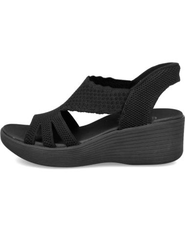 SKECHERS 120012 SANDALIA CUNA MUJER NEGRO