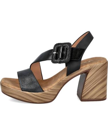 BUBBLE BOBBLE BL2620-4 SANDALIAS DE TACON Y PLATAFORMA MUJER NEGR0