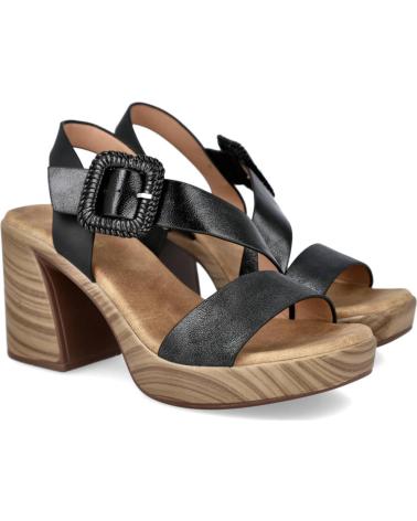 BUBBLE BOBBLE BL2620-4 SANDALIAS DE TACON Y PLATAFORMA MUJER NEGR0