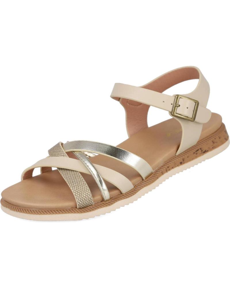 BUBBLE BOBBLE BL2612-3 SANDALIAS PLANAS MUJER BEIG