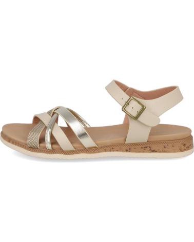 BUBBLE BOBBLE BL2612-3 SANDALIAS PLANAS MUJER BEIG